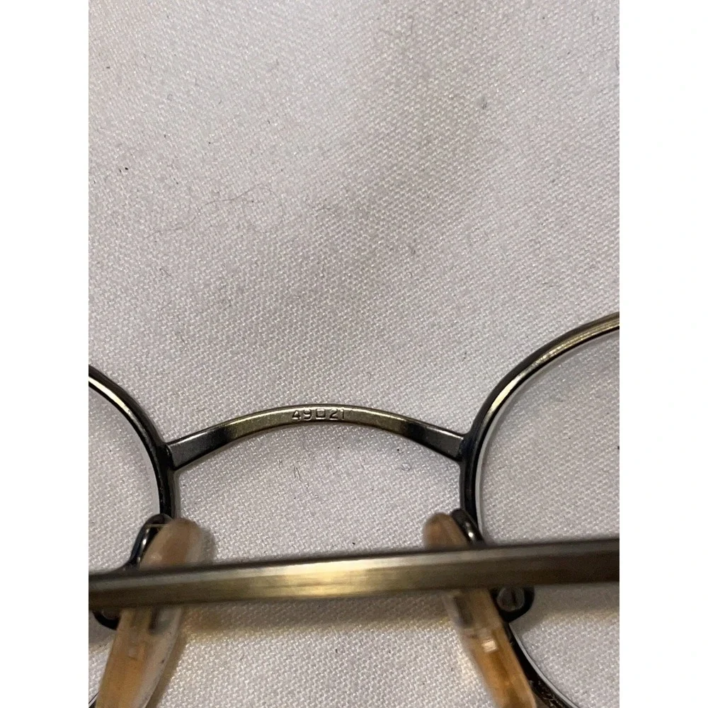 *Rare* Toscani Italy T2004 Gold 49-21-145  Ant Gold Full Rim Eyeglasses Frame